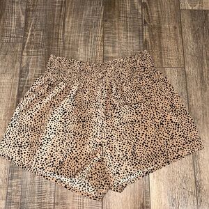 Leopard Print Women's Shorts